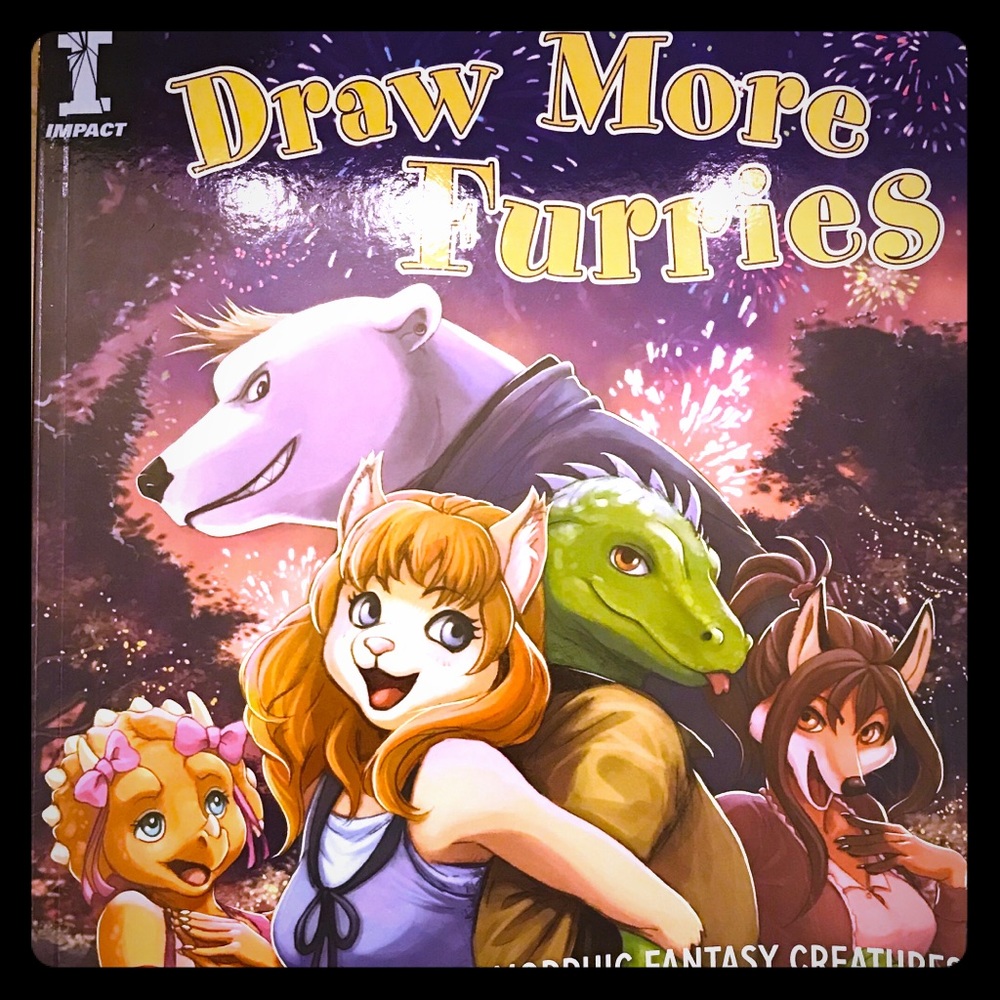Draw more furries art tutorial book
